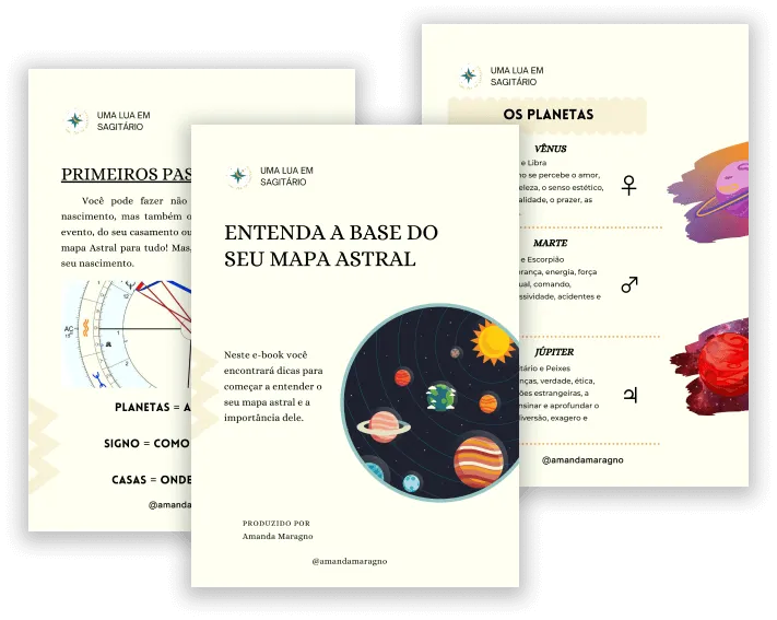 Preview das páginas do e-book de Astrologia